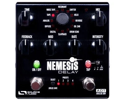 Pedal de retardo Source Audio SA260A Nemesis ADT con ruta seca analógica - Caja abierta Foto 1 de 4