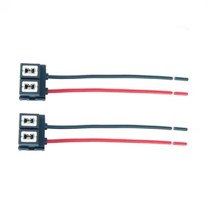 2PCS Car H7 Headlight Lamp Bulb Sockets with Wiring Harness Replacement 110mm - Picture 1 of 5