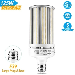 125W Retrofit LED Corn Light Bulb E39 Mogul Base Warehouse Shop High Bay Light - Picture 1 of 10