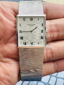 Patek Philippe Vintage Ref 3550/1g Heavy 18K White Gold Mens Dress Watch! - Picture 1 of 13