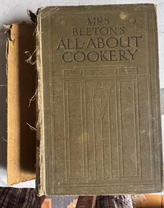 Mrs Beeton's All-About Cookery for Rebinding / Repair or illustrations. As Seen. - Bild 1 von 8