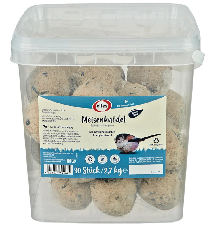 Vogelfutter Meisenknödel Im Eimer