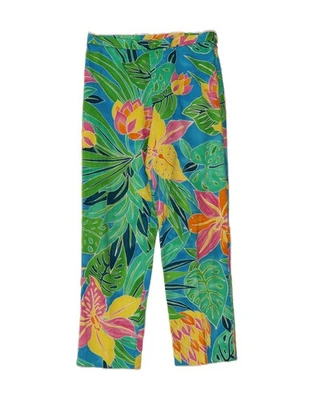 Pantalones informales para mujer Ralph Lauren EE. UU. 4 pequeños W28 L26 multicolor DB58 Foto 1 de 3