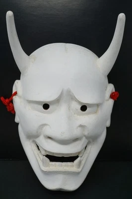 Máscara Japonesa Hannya-Demonio Máscara Madera Estilo Noh Original de Japón 0929F3 Foto 1 de 4