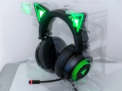 Razer Kraken Kitty Edition - USB Gaming Headset, Cat Ears Retractable Microphone - Image 1 of 4