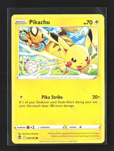 Pokemon Miscellaneous Cards & Products #049/195 Common Pikachu - Picture 1 of 2