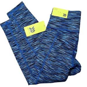 All in Motion Girls' Blue Cozy Pocket High-Rise Leggings - Size XS - NWT - Picture 1 of 8