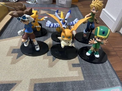 Lote de figuras Premio Digimon Gabumon Yamato Taichi Agumon Takeru Colección Patamon Foto 1 de 2