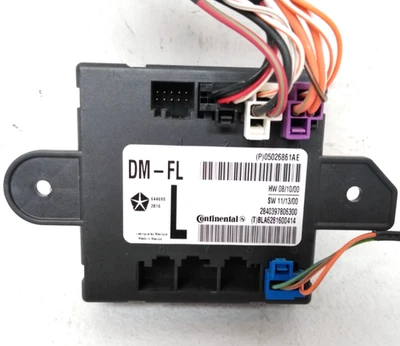 04602677AK Dodge 2009 2018 Grand Caravan módulo de porta de motorista Nitro Liberty U70 - Imagem 1 de 4