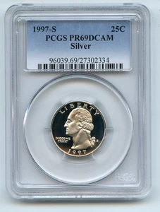 1997 S 25C Silver Washington Quarter Proof PCGS PR69DCAM - Picture 1 of 1