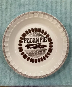 De colección: Plato de pastel Royal China Country Harvest 1983 - Tarta de nueces con receta 11" - Imagen 1 de 6