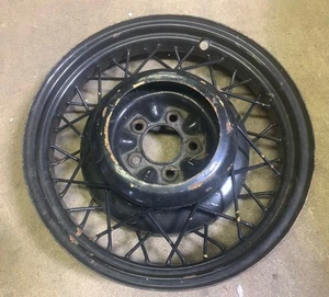 1933 1934 Chevrolet 17" Wire Spoke Wheel 5 Lug 4-1/4" Pattern 3" wide 33 34 - Picture 1 of 13