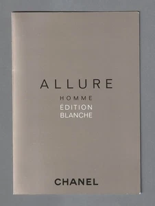 Carte format carte  postale + patch - Allure Homme  Chanel  2 volets  anglaise - Picture 1 of 3