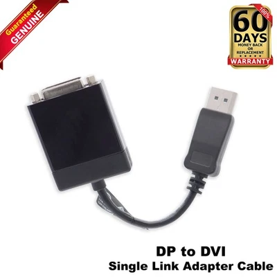 Dell DisplayPort to DVI Single Link Adapter KKMYD 064XF6 27KKH DANARBC084 Y2R1V - Image 1 of 4