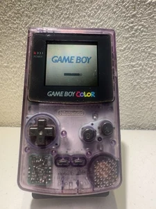 Nintendo Game Boy Color Atomic Purple Good Condition Tested - Picture 1 of 4