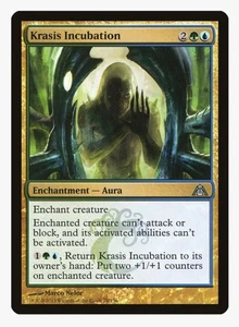 Krasis Incubation #79 Dragon's Maze Magic Card in a Protective Sleeve - Picture 1 of 3