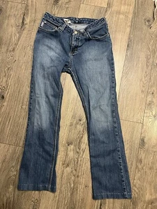 Carhartt Jeans Women’s Blue Straight Leg Mid Rise 28x29 Original Size 6 - Picture 1 of 16