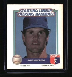 1988 Parker Brothers Starting Lineup Talking Baseball AllStars#16b Ryne Sandberg - Picture 1 of 2