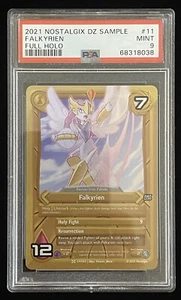 Nostalgix TCG Day Zero SAMPLE Falkyrien Full Holo PSA 9 - Picture 1 of 2