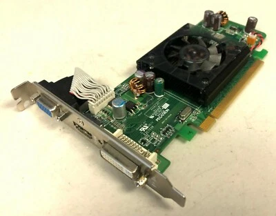 *Dell Pegatron ATI 3450 256MB PCI-e Graphics Card 0F342F RV620LE HDMI VGA DVI^ - Image 1 of 4