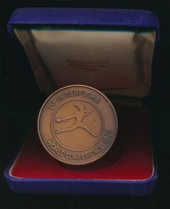 Australia: 1979 IV Interflora World Conference Medal 55mm, Cased, Made by Stokes - Picture 1 of 2