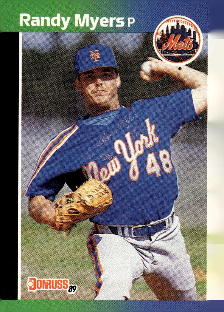 1989 Donruss #336a Randy Myers