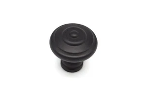 Black Iron Drawer Knob Antique Cabinet Knob Furniture Cast Iron Drawer Knob - Picture 1 of 4