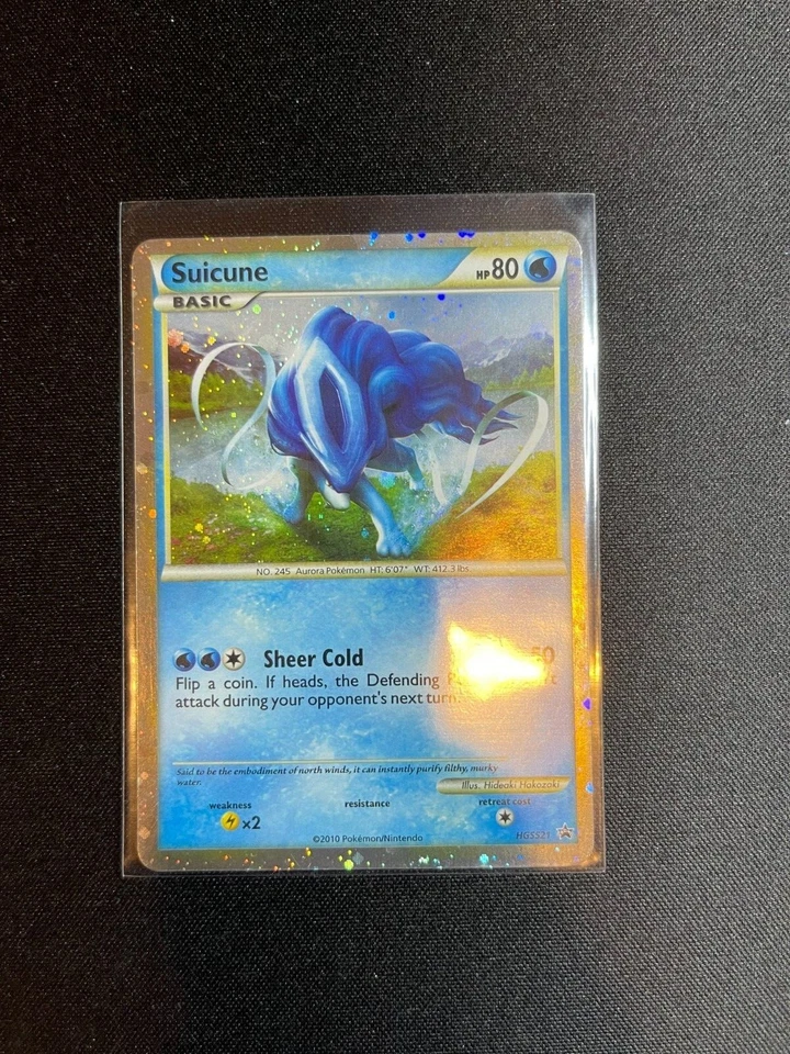 Suicune (Prime) - HGSS21 - Ultra Rare HGSS Promo NM Pokemon Card - Image 1 of 4