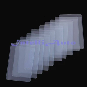 10PCS Soft Clear Plastic Card Sleeves Protectors for ID Cards - Picture 1 of 1