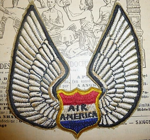 AIR AMERICA - CIA AIRLINE - Wings Patch - LAOS - CAMBODIA - Vietnam War - #.125 - Bild 1 von 2