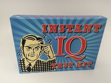 INSTANT IQ TEST KIT MAD MOOSE GAMES 2011 BOXED COMPLETE ADULT EDITION