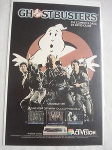 1984 Color Ad Ghostbusters Activision Computerspiel - Bild 1 von 1