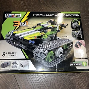NEW! Kididdo Mechanical Master Remote Control Vehicle 335 Pcs Ages 6+ R/C 8015 - Picture 1 of 2