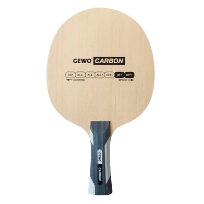 Gewo Power Carbon table tennis blade, FL handle