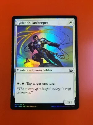 1x Gideon's Lawkeeper | FOIL | Modern Masters 2017 | MTG Magic Cards - Image 1 of 4