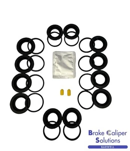for VW Touareg Front Brake Caliper Seal Rebuild Repair Kit 6 pot 330mm Discs 17z - Picture 1 of 1