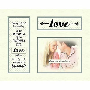 Photo Mount Card Picture Holder Mounting Memory Frame 10" x 8" Gift - Love - Picture 1 of 1