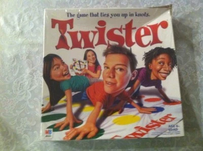 GAME: MB Milton Bradley Twister 2002 Twisting Body Party New Damaged Box - Image 1 of 3