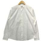 Hermes Band Color Long Sleeve Shirt White 39?15 2/1 Genuine / 33212