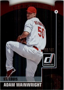 2015 Donruss Preferred Cut to the Chase Bronze #33 Adam Wainwright /49