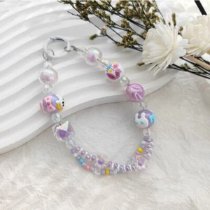 Anti-lost Mobile Phone Strap Handmade Phone Choker New Mobile Chain Lanyard - Photo 1 sur 8