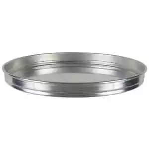 Winco 14" x 1.5" Aluminum Pizza Pan, Silver - Picture 1 of 2