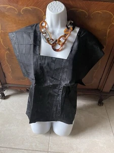 Parachute Women’s Black Small Designer Shirt Geisha Runway Fashion New Top - Bild 1 von 16