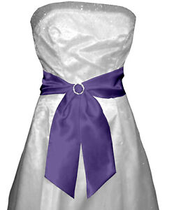 CHILD'S 4"x58" SATIN Fancy Dress Party Wedding Ribbon SASH Band Belt Bridesmaid
