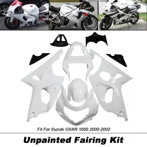 Bodywork Fairing Kit Unpainted Injection Mold Fit For Suzuki GSXR1000 2000-2002 - Bild 1 von 7