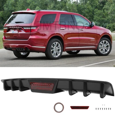 Alerón labial divisor parachoques inferior trasero para Dodge Durango R/T SRT SXT Foto 1 de 4