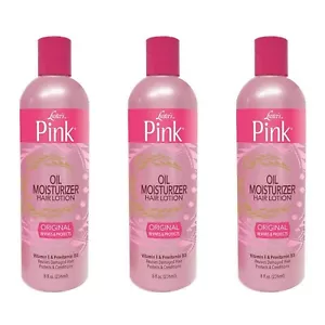3 Pack Luster’s Pink Oil Moisturizer Hair Lotion 8oz Each - Picture 1 of 1