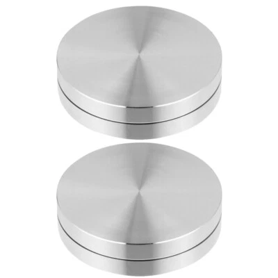 2 Pcs Baking Turntable Rotating Bearing Metal for Cake Decorating - Image 1 of 4