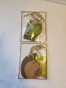 2 Packs Wooden Gift Tags Garden Summer 8 Pcs New In Packages - Picture 1 of 3