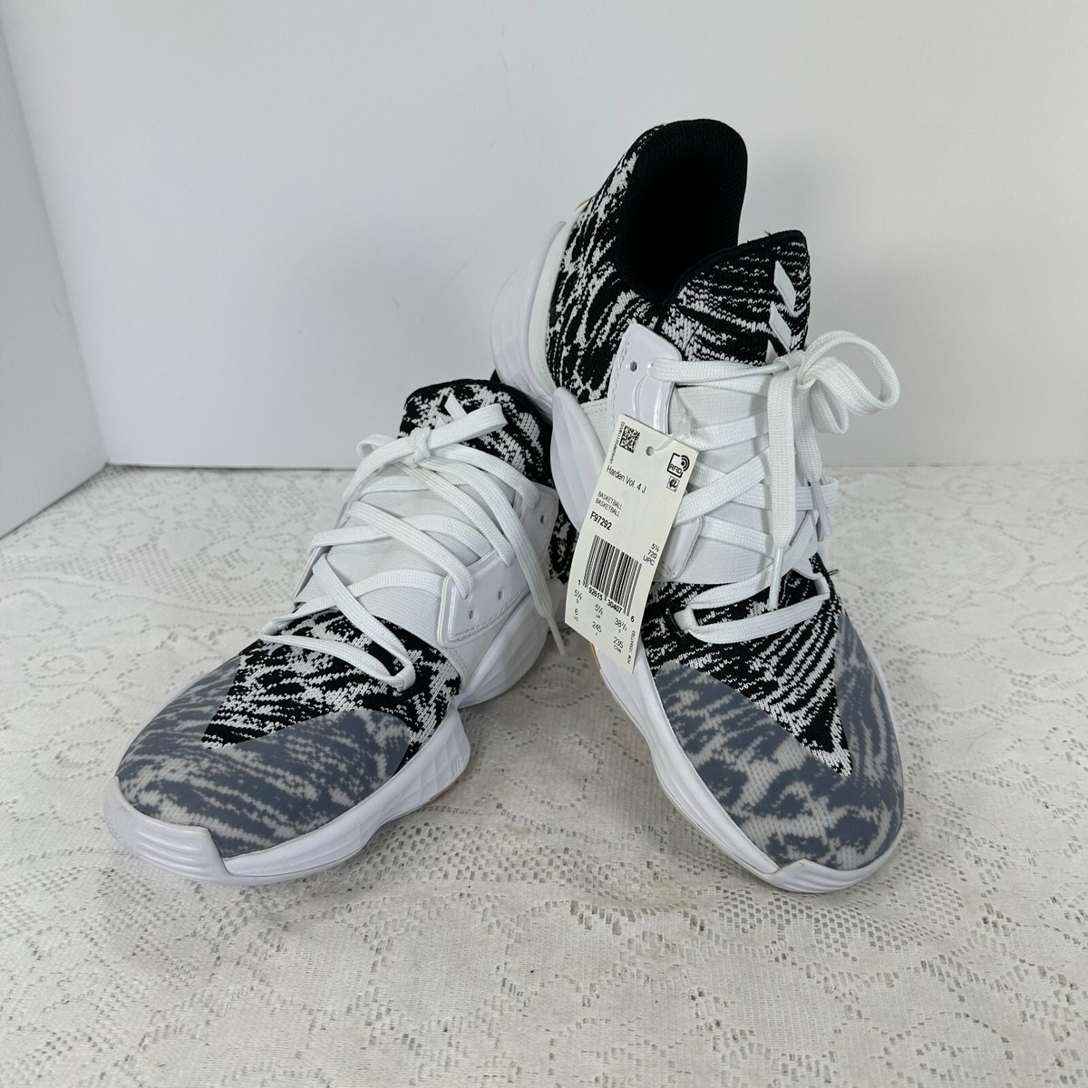 adidas Harden Vol. 4 Black White for Sale | Authenticity adidas Harden Vol. 4 Black White for Sale | Authenticity